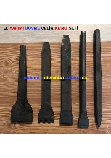 Bcn Çelik Taş Kırma Keskisi Taş Kırma Murç Keski Dişli Seti 5pcs