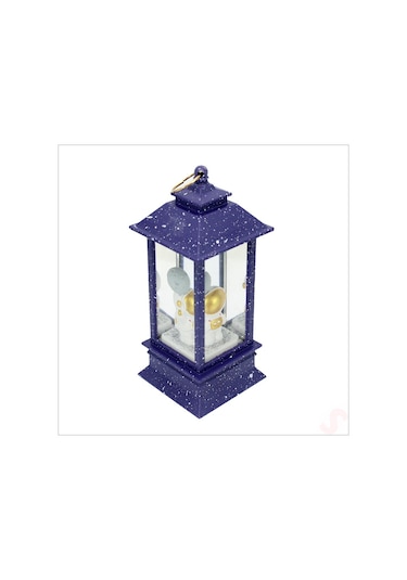 Uçuşan Simli,12,5cm X 5cm Led Işıklı Astronot Fener Küre - A