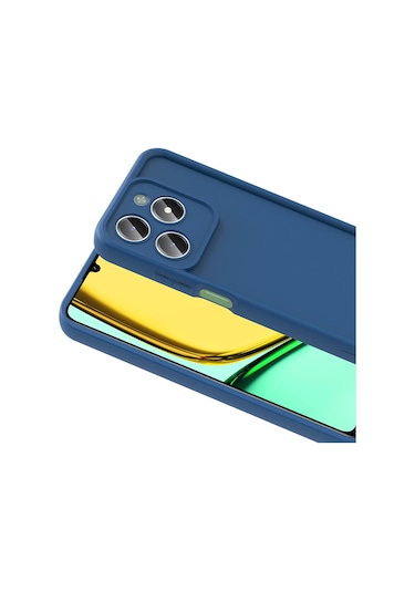 Biriva Home Realme C61 Kılıf Kamera Korumalı Ananas Kapak - Koyu Yeşil Koyu Yeşil