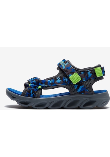 Skechers Hypno - Splash Büyük Erkek Çocuk Mavi Işıklı Sandalet 400077L Bllm Mavi