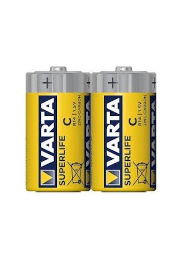 Varta 2014 Superlife Shrink Orta Boy C Pil 2'li