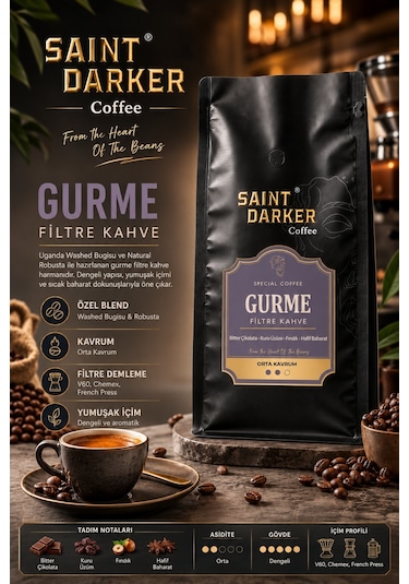 Saint Darker Gurme Filtre Kahve 250 G