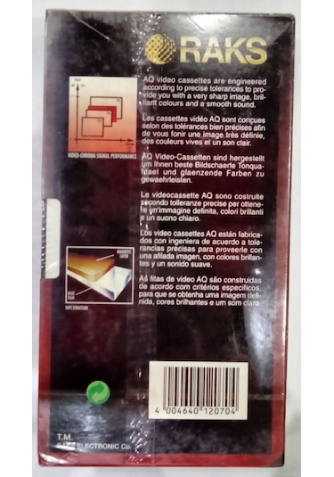 Raks E-120 Vhs Boş Video Kaseti