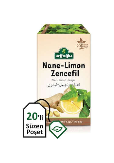 Arifoğlu Nane Limon Zencefil Süzen Poşet Çay 20'li