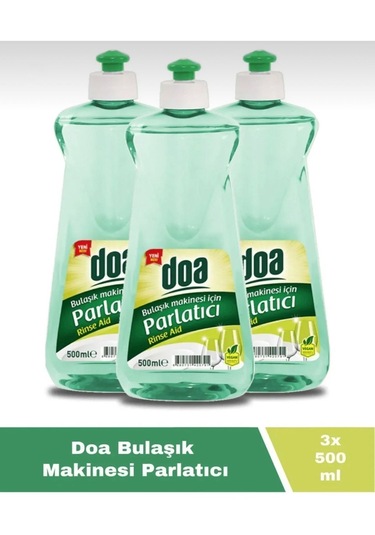 Doa Bulaşık Makinesi Parlatıcı 500 Ml Vegan X 3 Adet
