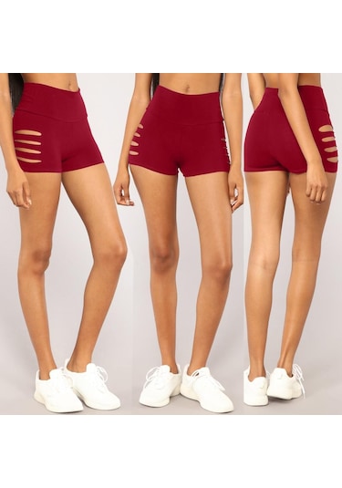 Kadın Düz Renk Strethcy Fitness Taytları Sıkı Spor Patchwork Yoga Pantolonu Şarap Kadın Düz Renk Strethcy Fitness Taytları Sıkı Spor Patchwork Yoga Pantolonu Şarap