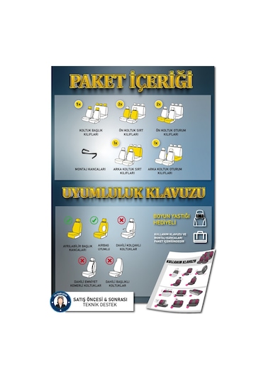 Dacia Sandero 2022 Lüx Deri Oto Koltuk Kılıfı Ön Arka Takım Safir Serisi Füme