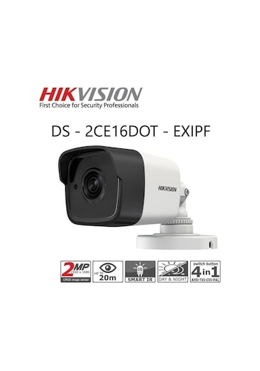 Hikvision Ds-2Ce16D0T-Exıpf 2Mp 2.8Mm Bullet Kamera20 Mt.
