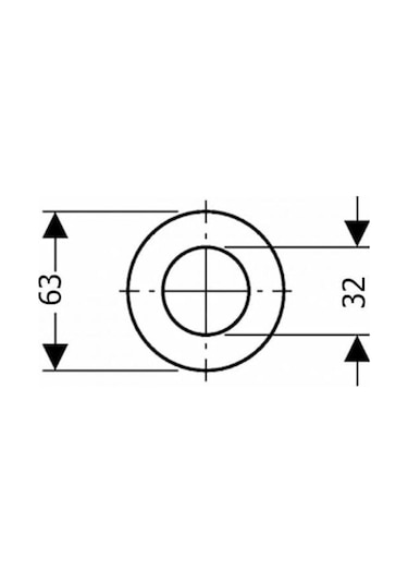 Geberit Rezervuar Contası Gömme Rezervuar Iç Takım Orta Göbek Contası Diğer