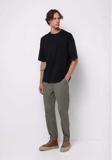 Colins Cargo Fit Orta Bel Lastikli Paça Erkek Yeşil Pantolon Cl1076756 Q1.v2 Kha Haki