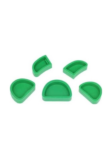 Pazly Ve Silikon Renkli Laboratuvar Kokusuz, Hijyenik Kalıp, Geeroyoo Dayanıklı Çok Boyutlu Alçı 5 Adet - Jp Çok Renkli Çok Renkli