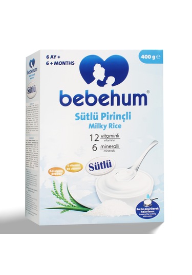 Bebehum Sütlü Pirinçli Kaşık Maması 400 G