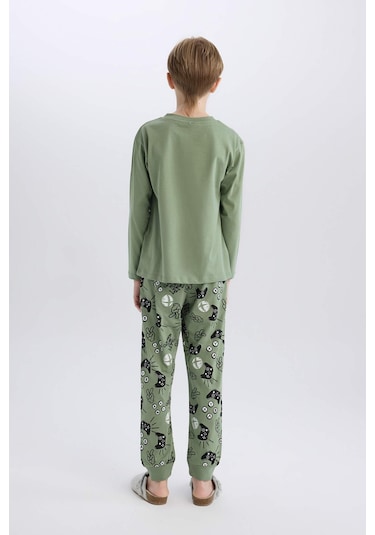 DeFacto Erkek Çocuk Xbox Pijama Takımı Bisiklet Yaka Uzun Kollu Üst Beli Lastikli Uzun Alt D8445A824WNGN425 DeFacto Erkek Çocuk Xbox Pijama Takımı Bisiklet Yaka Uzun Kollu Üst Beli Lastikli Uzun Alt D8445A824WNGN425