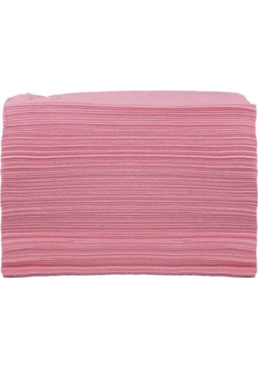 Electronıc Outlet Yumuşak Tek Suntek Kullanımlık Delikli-pembe Çarşaf 100x Go