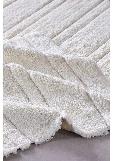 Doquhome Pera Banyo Paspası Krem 60x100cm Krem