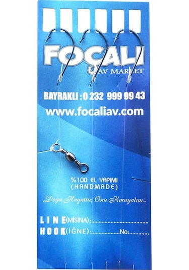 Mariner 3 Iğneli Hazır Olta Bedeni (Hırsızlı)