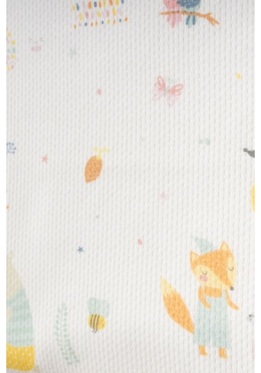 Bebitof Sevimli Tilki Ve Ayıcık Desenli 10 Parça Kutulu Yenidoğan Hastane Çıkışı Zıbın Seti Ekru