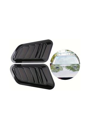 Besthome1 Evrensel Shark Blush Kaput Örtüsü Siyah - Hava Çıkışlı Şık Tasarım