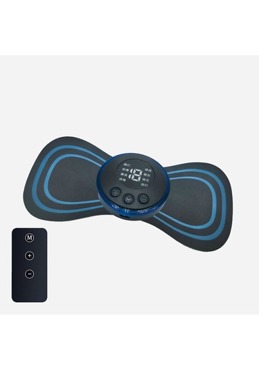 Taşınabiler Elektroterapi Mini Masaj Omuz Ve Oyun Akıllılı Elektrik Boy Masajı Mavi - Siyah