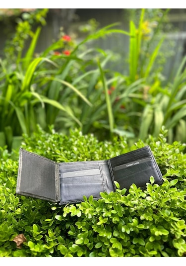 Fossil Siyah Renk Palet Napa Deri El Portföy Cüzdan-1826 Siyah