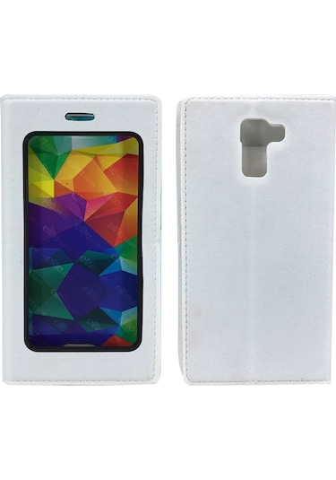 Huawei Honor 7 Için Nettech Pencereli Kapakli Kilif 475388947