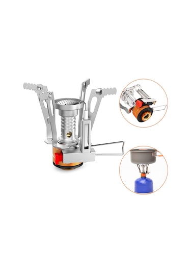 Xindoker 304 Paslanmaz Çelik Taşra Ocakları - Elektronik Ateşleme, Hafif Ve Taşınabilir Kamp Mutfak Aleti Diğer