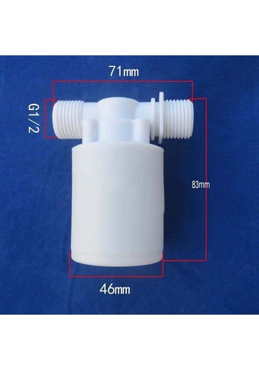 1/2 İnç Yüzen Küresel Vana Otomatik Şamandıra Valfi Su Seviyesi Kontrol Vanası F/su Deposu Su Kulesi