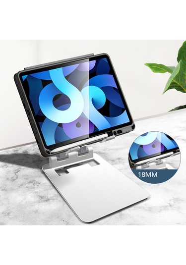 Cbtx T09 Cep Telefonu Standı Yükseklik Açısı Ayarlanabilir Kaymaz Telefon Tutucu Masa Tablet Standı, Boyut: S - Siyah