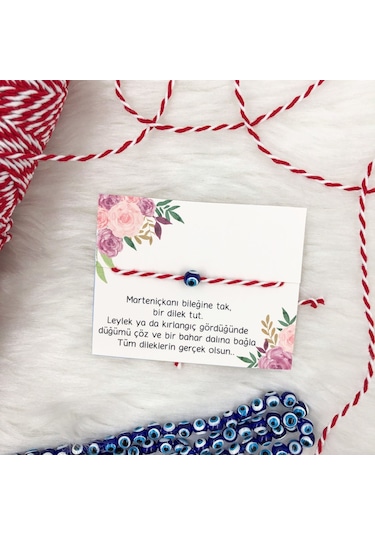 5 Adet Marteniçka Şans Bilekliği Çok Renkli