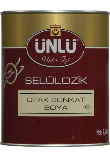 Ünlü Metalux Selülozik Metalik Boya 2,5L
