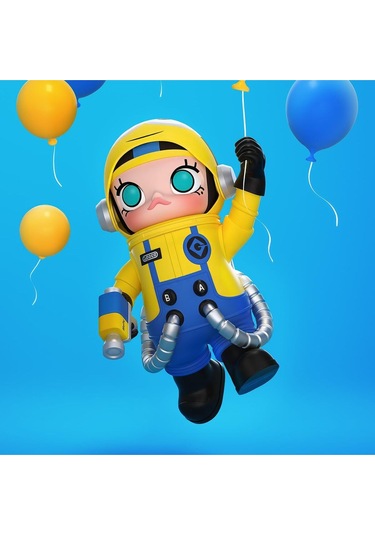 Pop Mart Mega Space Molly %400 Minyonlar Figürü, Minion Temalı Dev Koleksiyon Figürü Karakter Figürü