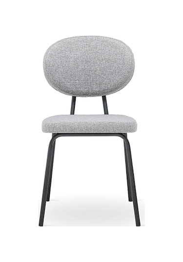 Enza Home Flabel Sandalye-Koyu Gri