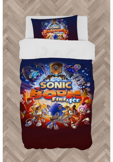 Mekta Home Bebek Ve Çocuk Odası Sonic Boom Desenli Nevresim Takımı