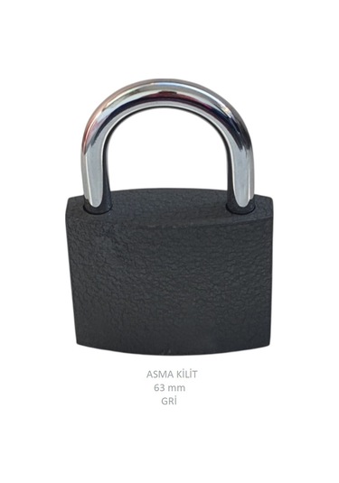 Adilon Asma Kilit, 63 Mm Gri
