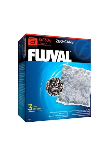 Fluval C3 Zeo Karbon 3x130gr