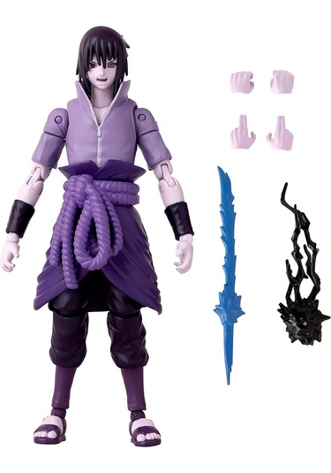 16 Cm Sasuke Rinnegan / Mangekyo Sharingan Poz Verilebilir Figür