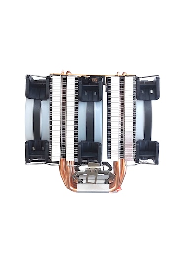 Revenge Cold Frost 603 Kule Tipi 3 Fanlı Rainbow Gaming İşlemci Fanı 6 Bakır Kanallı Cpu Fan Soğutma Sistemi