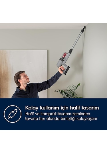 Electrolux EP71AB14UG Ultimate 700 Cordless Cleaner 14.4 V Dikey Şarjlı Süpürge
