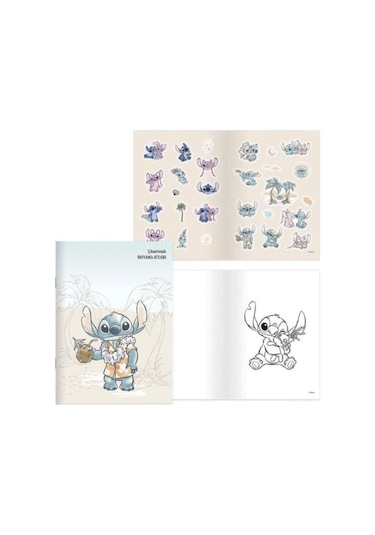 Keskin Color Lilo&stitch 20 28 8 Yaprak.çıkartmalı Boyama Resim Defteri