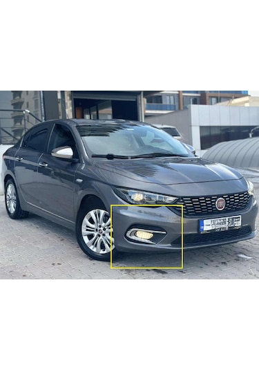Fiat Egea Krom Sis Farı Çerçevesi 2015-2019 Paslanmaz Çelik