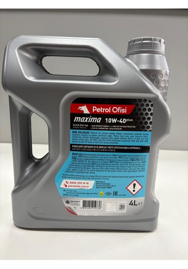 Maxima 10w-40 Plus 4l Motor Yağı Üretim Tarihi 2025