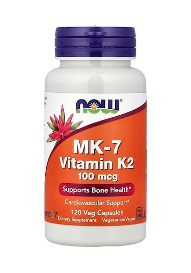 Now Foods Mk-7 Vitamin K-2 Menaq7 100 Mcg 120 Veg Capsules