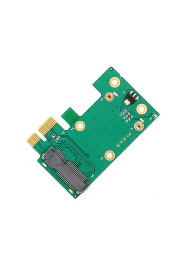 Yuntech01 Masaüstü Bilgisayarlar İçin Mini Pcı-e'den Pcı-e'ye Dönüştürücü Adaptör, Antenli, Plug And Play, Dayanıklı Pcb Malzeme