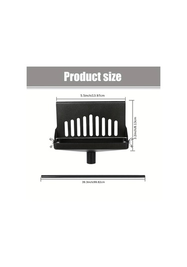 Willowhaven 1 Adet Arka Yağ Toplayıcı, Siyah Karbon Çelik Blackstone Yağ Filtresi, Hortumlu Geliştirilmiş Yağ Tahliye Hunisi