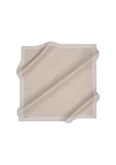 Aker Elegance Monogram Eşarp - 10905001 Vizon
