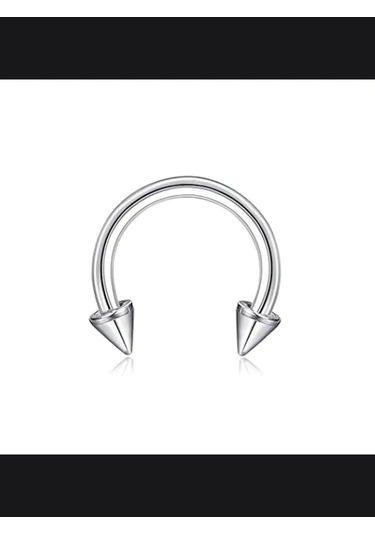 Lisvild Sigorta Halkasına Dairesel Burun Piercingi Burun Kanadı , Duygusal Buğday 295847587 Gümüş