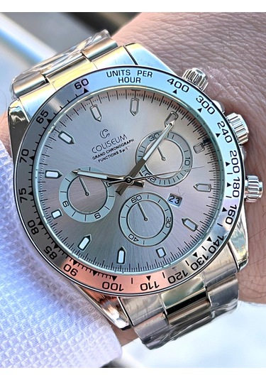 Coliseum Çelik Kordon Takvimli Kadran Kutulu Seri Erkek Kol Saati Ft.cls.e8743.b