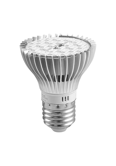 Yaozixa Tam Spektrum Led Bitki Işığı, 40 Led, E27/e14, Alüminyum Soğutma, Çiçek Ve Sukulentler İçin Geliştirme Işığı Gösterildiği Gibi