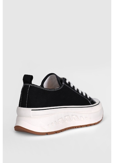 Lufian Shay Siyah Bayan Sneaker Spor Ayakkabı Siyah