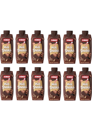 Dimes Milkshake Çikolatalı 310 Ml X 12 Adet